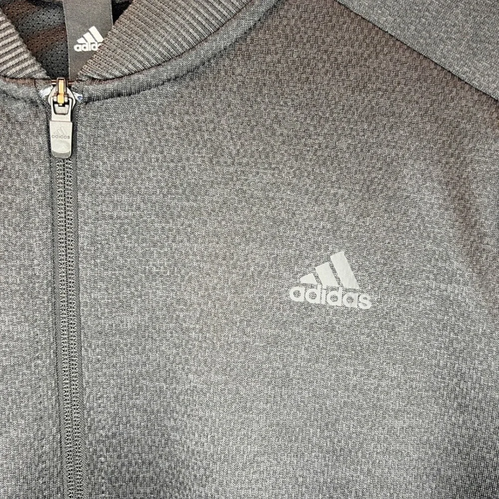 Adidas‎ Womens Climawarm Athletic Track Jacket Size M Black Full Zip Sports